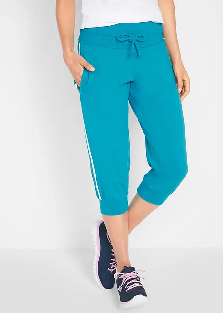 Capri joggingbroek van katoen (set van 2), bonprix