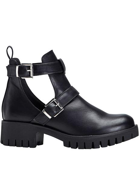 Bikerboots met cut outs Bikerboots met cut outs