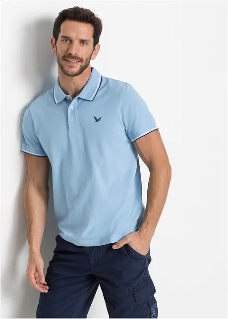 Poloshirt van piqué, korte mouw, bonprix