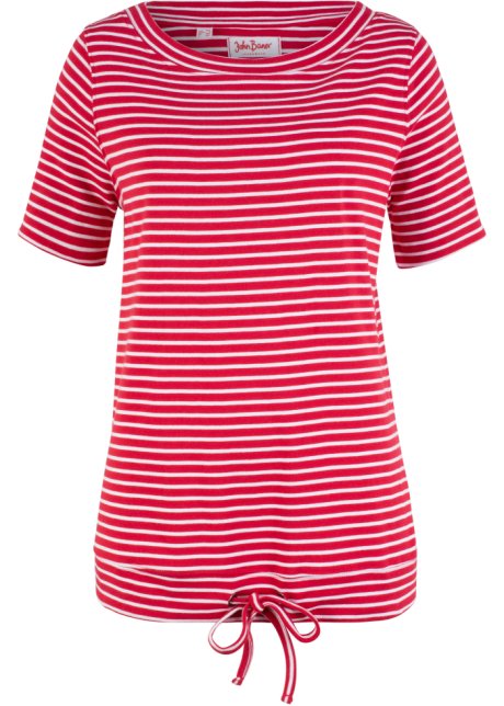 Uitgelezene Gestreept shirt, korte mouw rood/wit gestreept - Dames - John NH-93