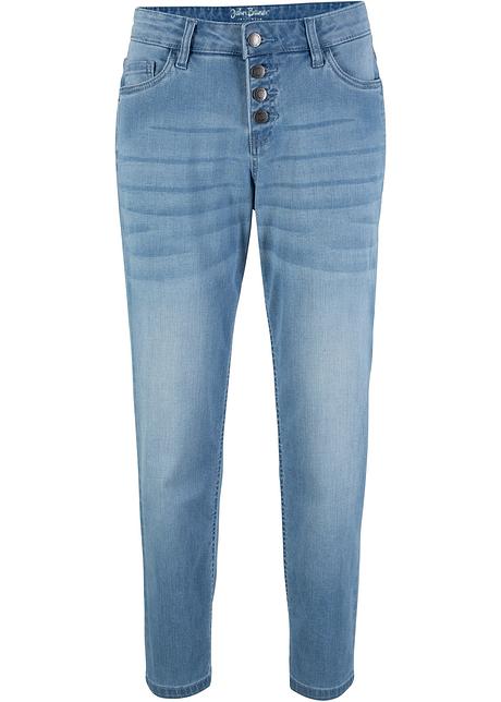 7/8 boyfriend jeans - lichtblauw, N-maat