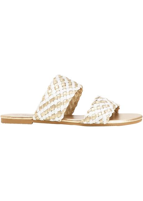 slippers goudkleurig