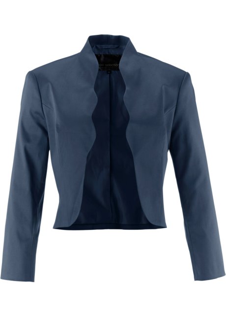 Mart doorgaan Goederen Elegant bolerojasje met details - donkerblauw