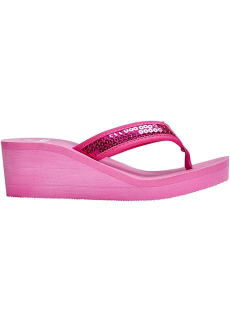 fuchsia slippers