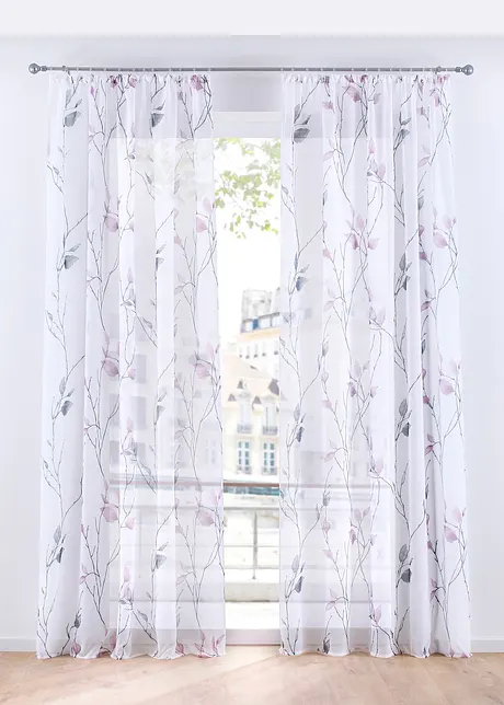 Gordijn met gerecycled polyester (1 stuk), bonprix