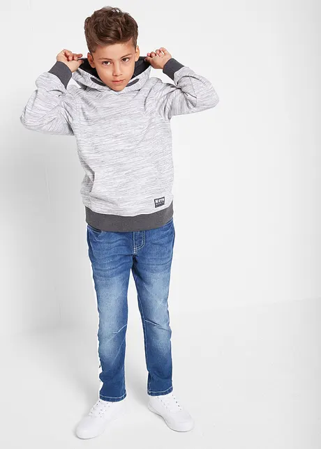 Jongens gemêleerde hoodie, bonprix