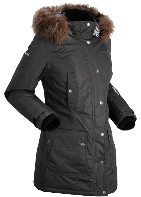 Afleiding agentschap Vergelijken Sportieve outdoor jas met veel zakken - leisteengrijs/wolwit