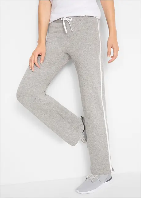 Katoenen sweatpants (set van 2), straight, bonprix