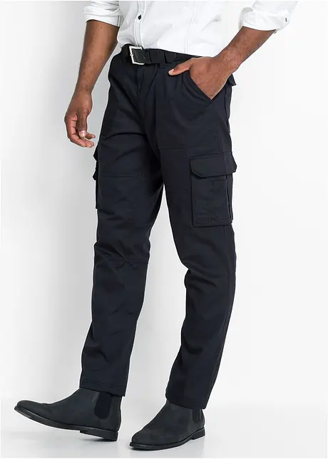 Loose fit thermo cargo broek met teflon coating, straight, bonprix