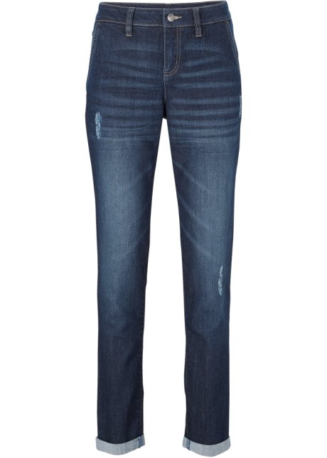 John Baner Boyfriend jeans blauw straat-mode uitstraling Mode Spijkerbroeken Boyfriend jeans 