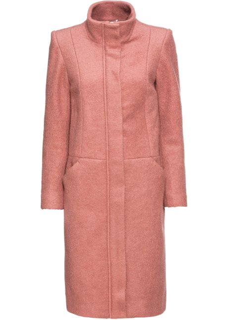 Fonkelnieuw Lange jas in wollen look roze - RAINBOW bestel online - bonprix.nl BO-03