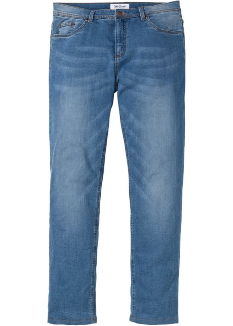 Minister stout munt Regular fit thermojeans, straight - blauw denim, N-maat