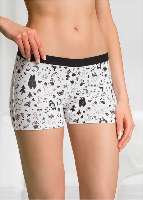 Dames boxer (set van 4), bonprix