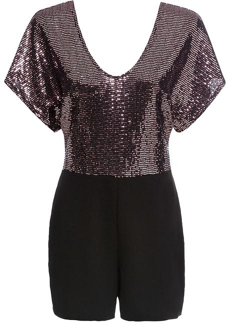 glitter jumpsuit kort