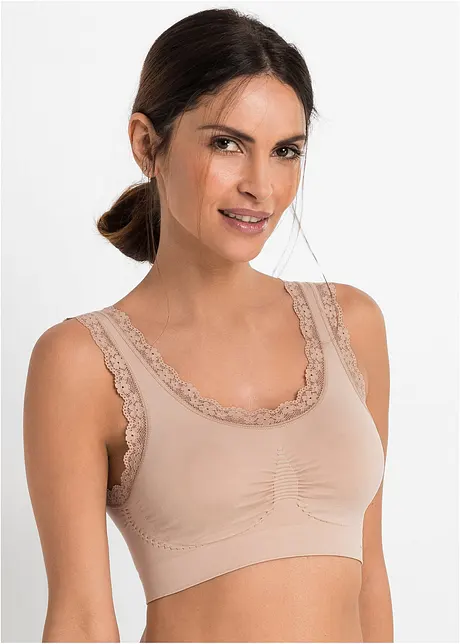 Feel Comfort naadloze bralette (set van 2), bonprix