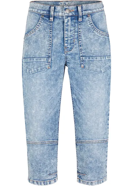 Stretch capri jeans, bonprix