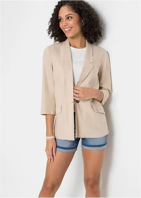 Linnen blazer, BODYFLIRT