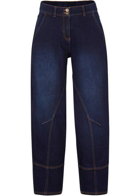 bagageruimte Reis mooi zo Modieuze jeans met extra wijde pijpen en een comfortabele band -  donkerblauw denim