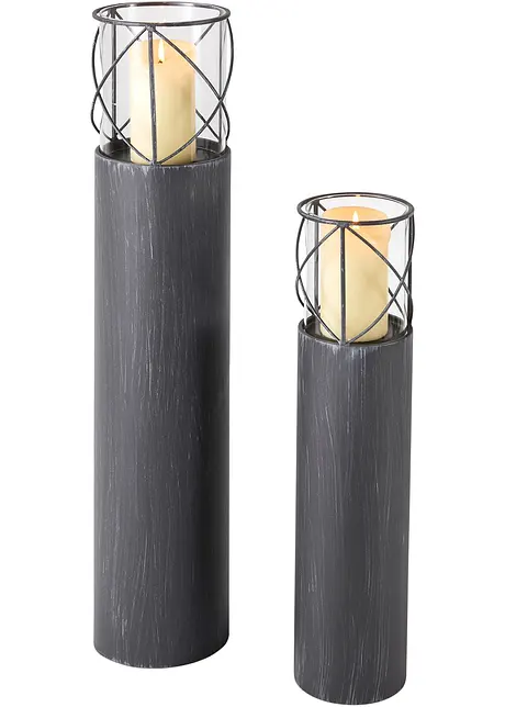 Ronde kaarsenhouder (2-dlg. set), bpc living bonprix collection