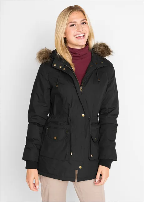 Korte parka met teddy, bpc bonprix collection
