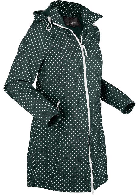 Comfortabele, lange softshell jas met stretch en een Lichte softshell jas met stretch en afneembare capuchon