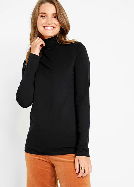 Longsleeve met col (set van 2), bonprix