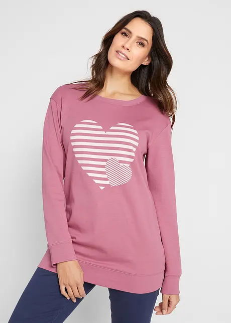 Katoenen longsleeve met print, bonprix