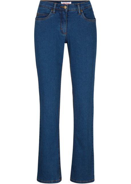 John Baner 3\/4-jeans blauw-wit abstract patroon casual uitstraling Mode Spijkerbroeken 3/4-jeans