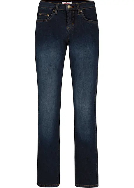 Slim straight jeans mid waist, stretch, bonprix