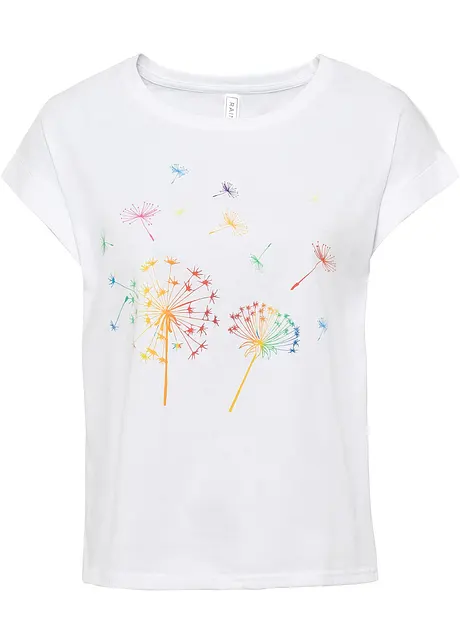 T-shirt met bloemenprint, bonprix