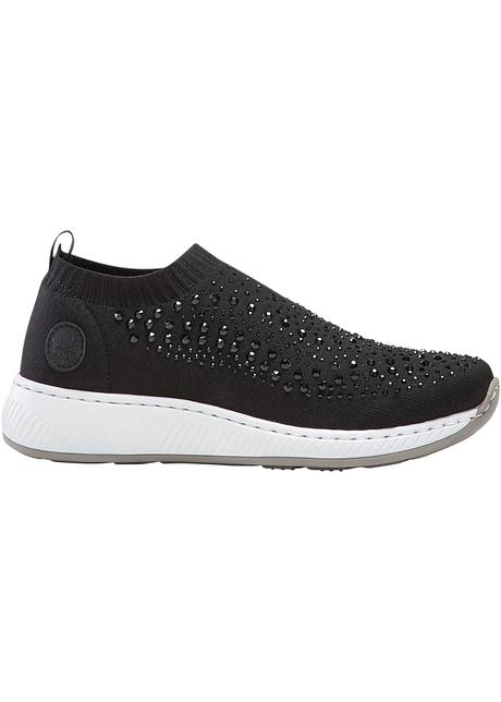 Trendy sneakers van Rieker - zwart