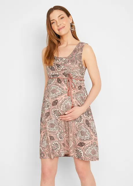 Zwangerschapsjurk/voedingsjurk met viscose, bonprix