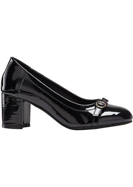 Zwarte plateau pumps - Dames | MANFIELD