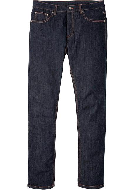 Moderne basic jeans van aangenaam stretch - blauw denim, lengte (inch) 32