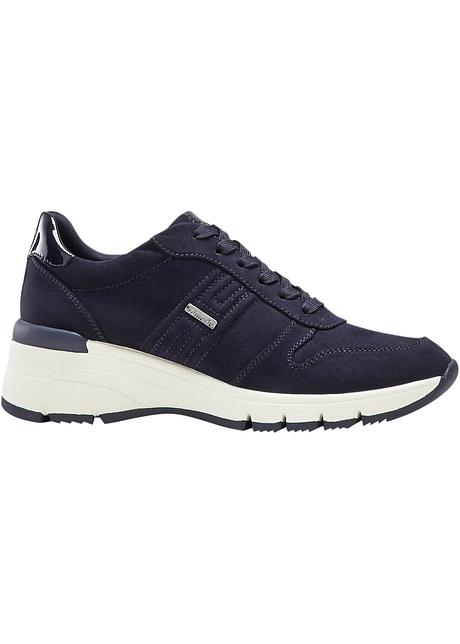 Comfortabele sneakers van Tamaris met decoratieve details - donkerblauw