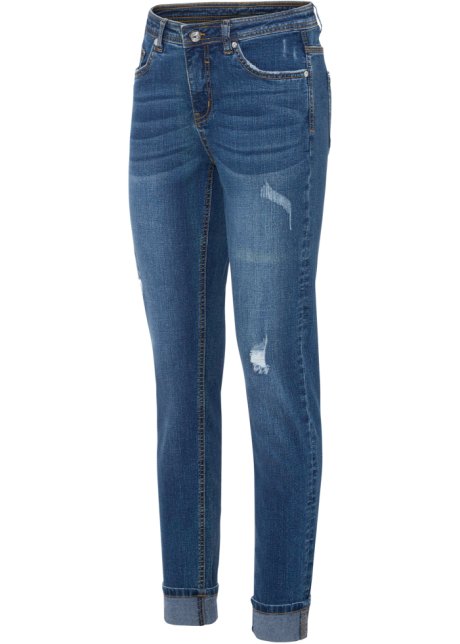Bon\u2019a Parte Jeans met rechte pijpen blauw Jeans-look Mode Spijkerbroeken Jeans met rechte pijpen Bon’a Parte