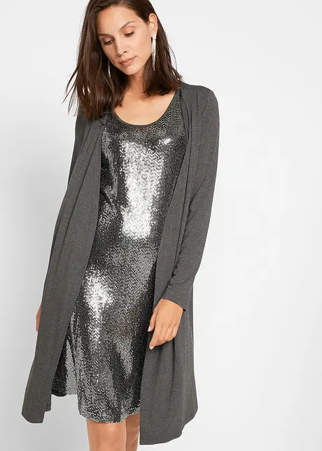 Shirtjurk in layerlook van viscose, bonprix