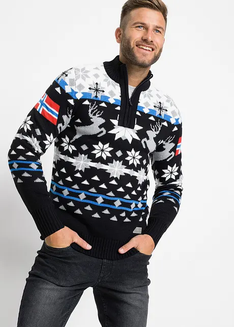 Schipperstrui met Noors patroon, bpc selection