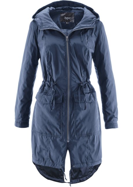 modder Afgrond natuurkundige Comfortabele jas met een tunnelkoord en wattering - indigo
