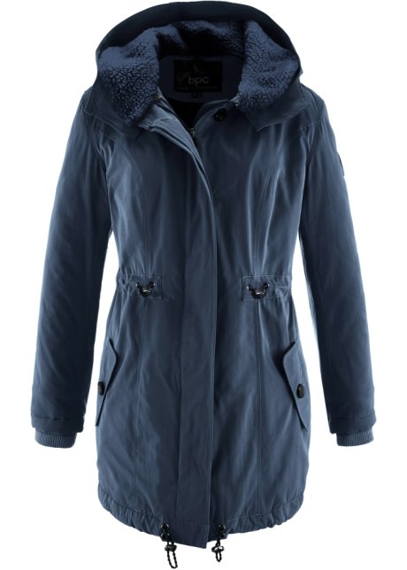 iets Knuppel Stressvol Mooie jas met een afneembare capuchon - donkerblauw
