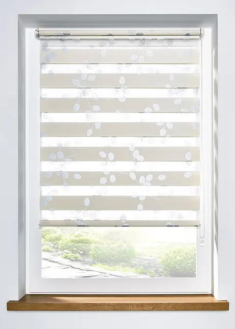 Duo rolgordijn met glanzende print, bpc living bonprix collection
