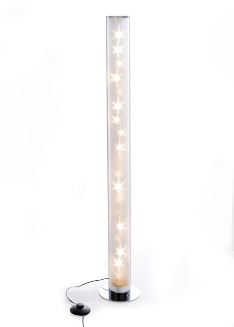 Zwijgend Uitrusten bouwer Zorgt voor spannende lichtaccenten: staande LED lamp met kleurenwissel -  wit/zilver