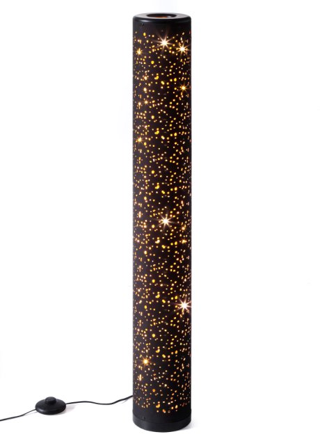 Bemiddelaar Bandiet spoel Opvallende staande LED lamp met een prachtige sterrenhemel - zwart