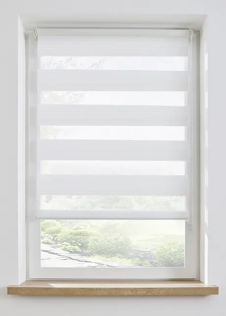 Duo rolgordijn van jaquard, effen, bpc living bonprix collection