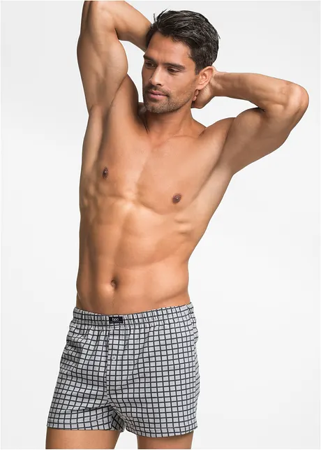 Wijde jersey boxershort (set van 3), bonprix