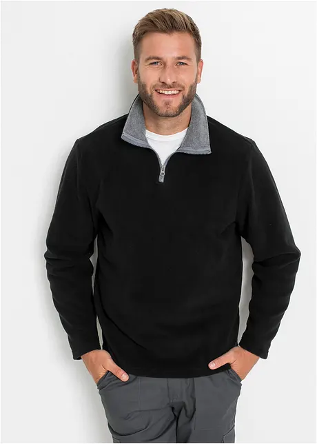 Fleece trui met schipperskraag (set van 2), bpc bonprix collection