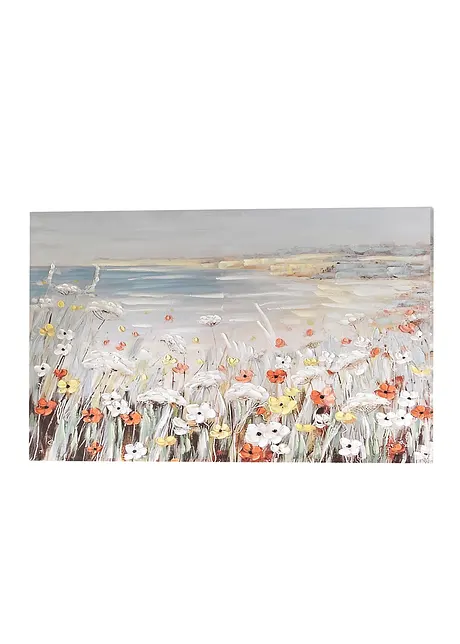 Schilderij met bloemen en zee, bpc living bonprix collection