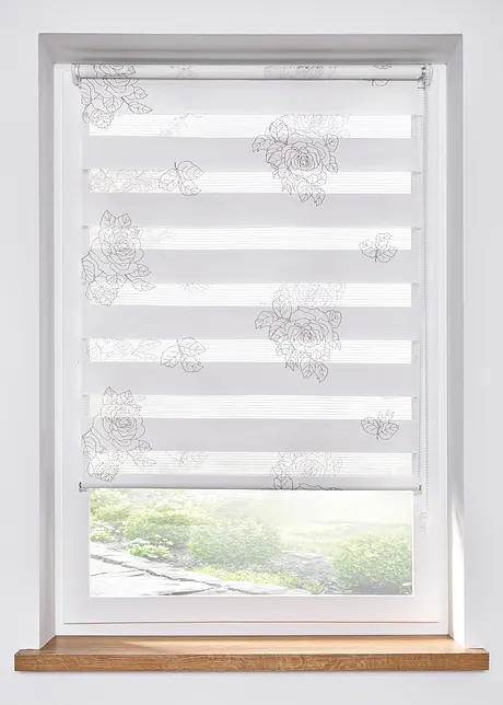 Duo rolgordijn met rozenborduursel, bpc living bonprix collection