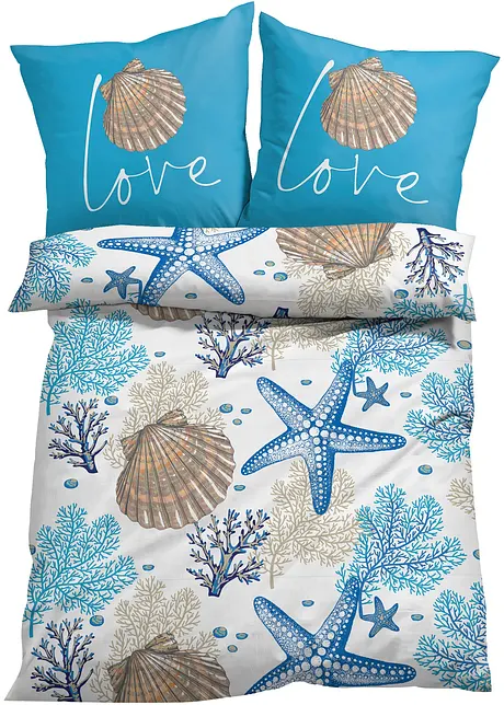 Dekbedovertrek met maritiem dessin, bonprix