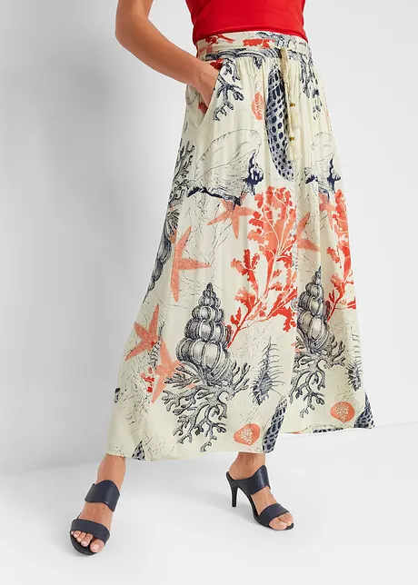 Maxi rok van soepele viscose, bonprix